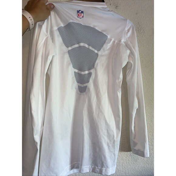 Nike Raiders NFL Dri-FIT Long Sleeve Shirt On Field Compression Breathable L Men - Picture 4 of 9